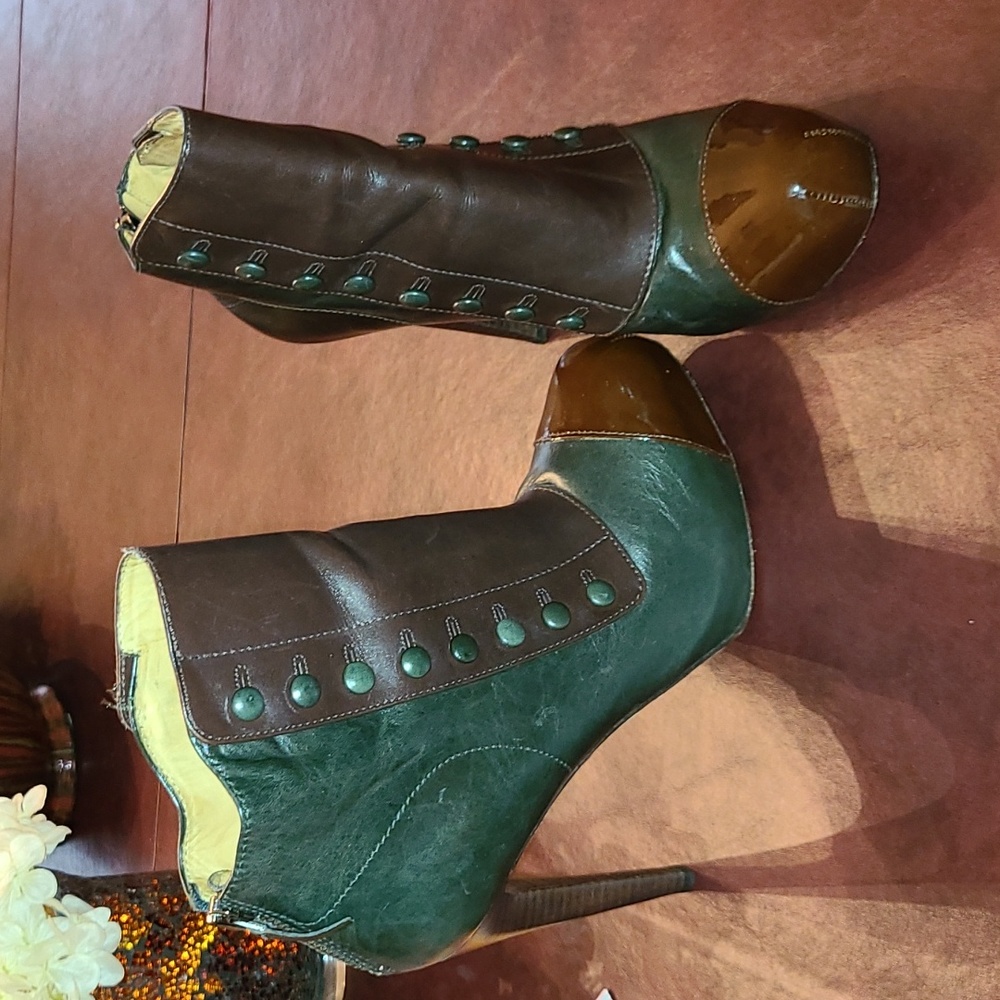 L.A.M.B. Heeled Ankle Boots - Picture 2 of 7